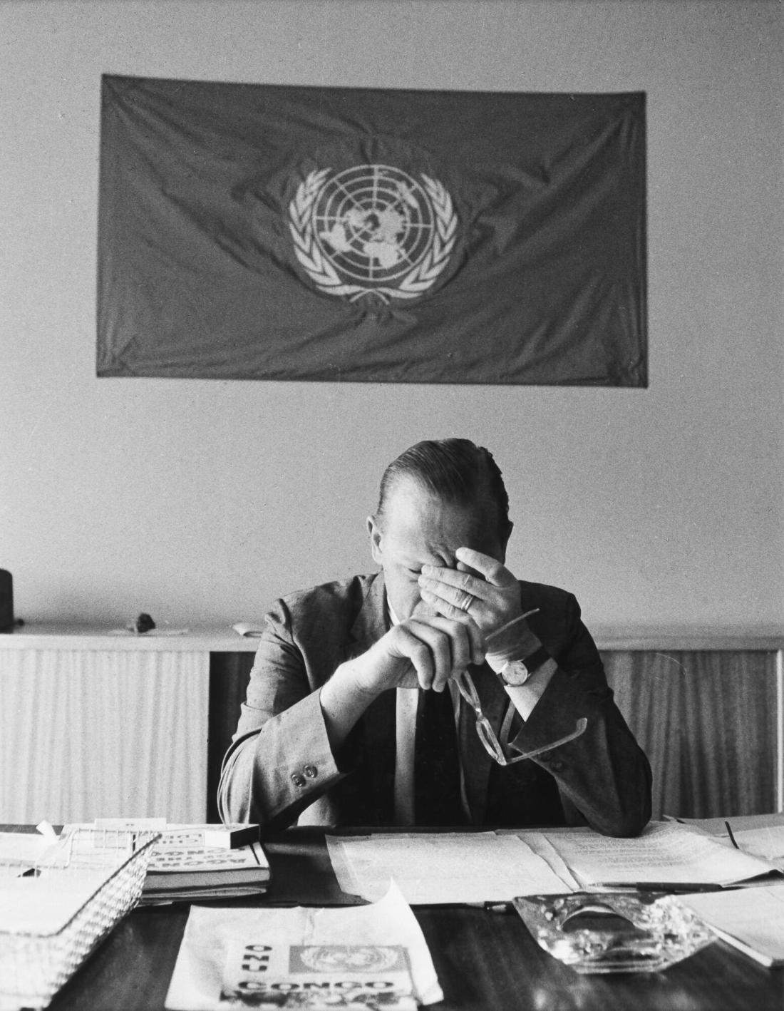 Docent Sture Linnér, svensk FN-diplomat i Kongo