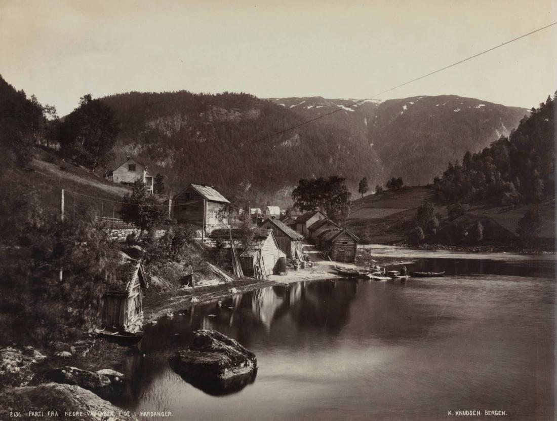 Parti fra nedre Vasenden, Eide i Hardanger