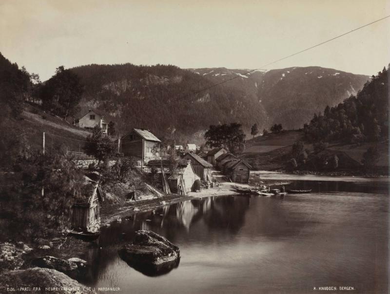 Parti fra nedre Vasenden, Eide i Hardanger