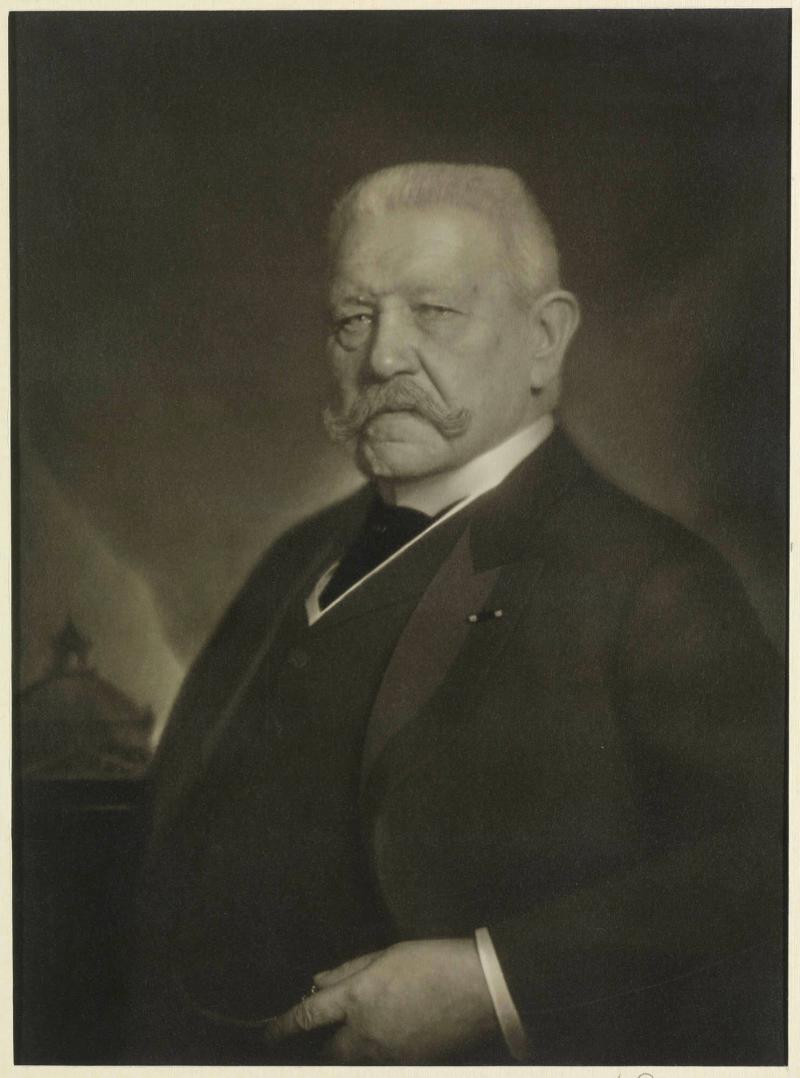 Rikspresident Paul von Hindenburg