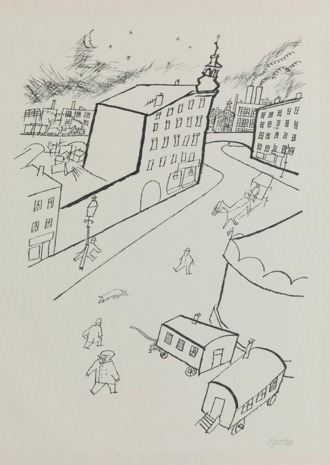 Periherie. Erste George Grosz-Mappe