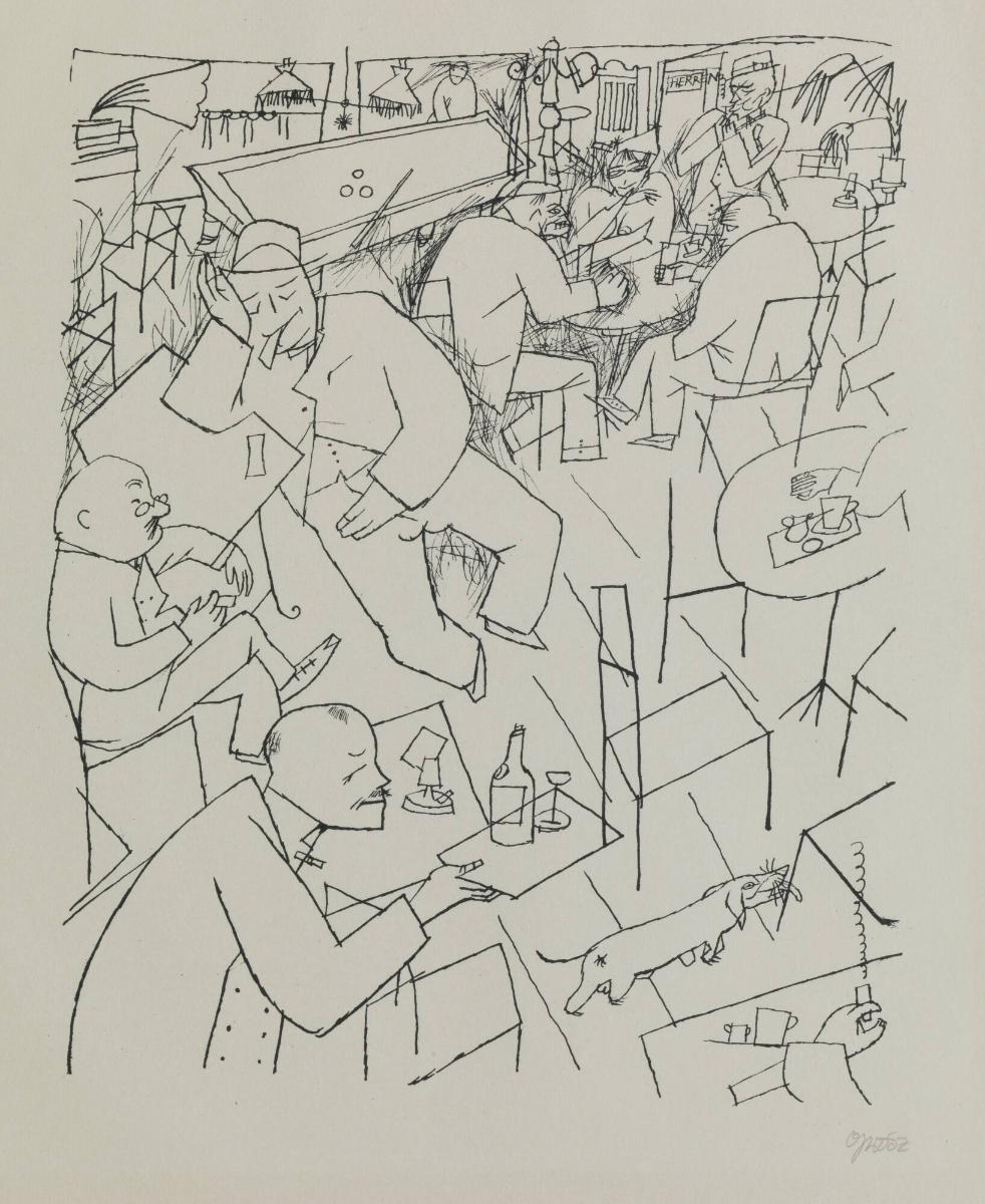 Kaschemme. Erste George Grosz-Mappe