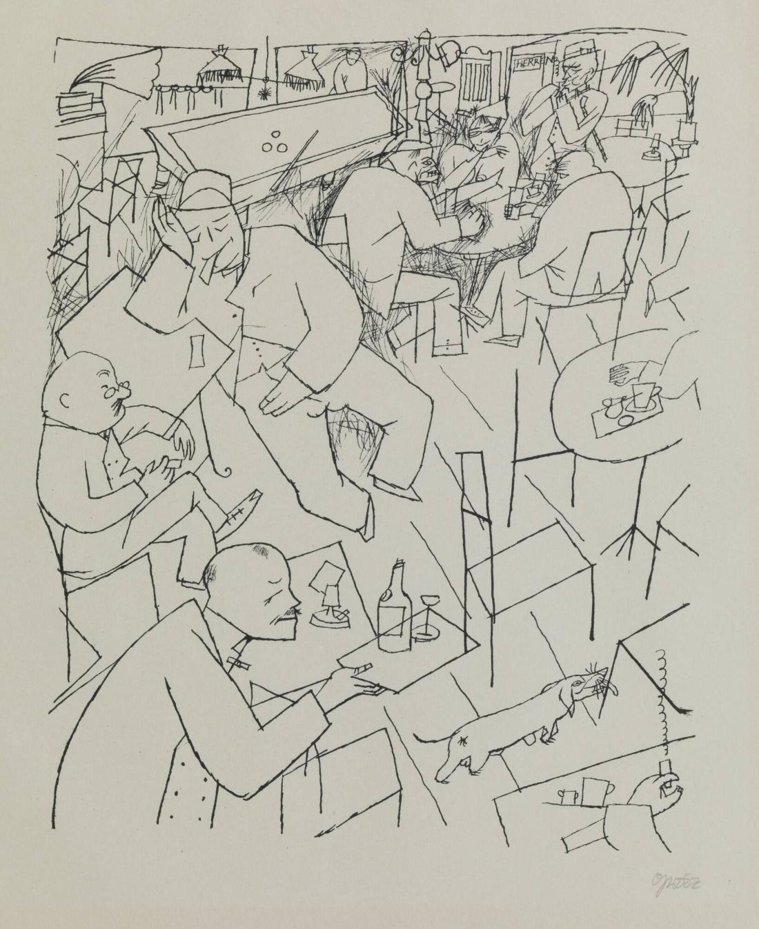 Kaschemme. Erste George Grosz-Mappe