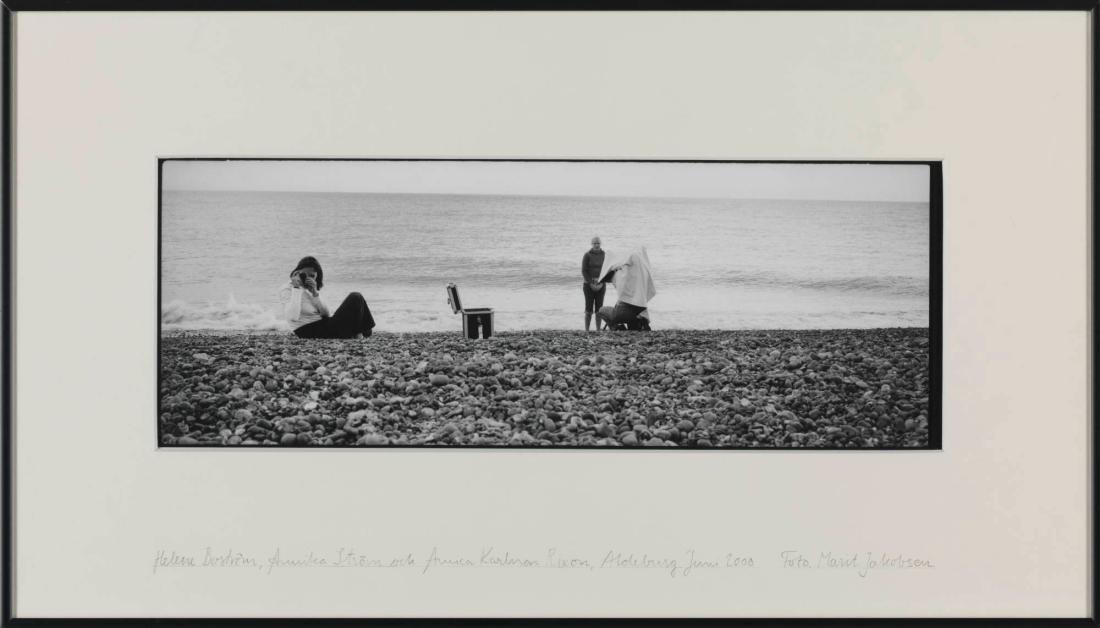 Documentation of Annika by the Sea (Helene Boström, Annika Ström and Annica Karlsson Rixon)  Aldeburg, Great Britain, June 2000