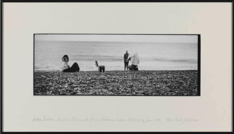 Documentation of Annika by the Sea (Helene Boström, Annika Ström and Annica Karlsson Rixon)  Aldeburg, Great Britain, June 2000