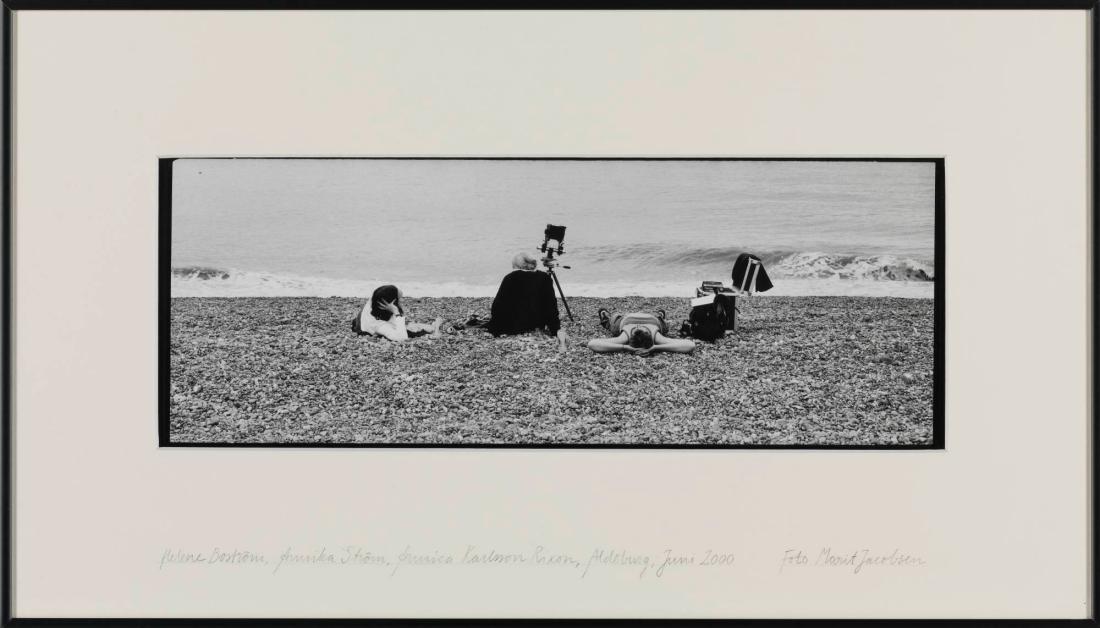 Documentation of Annika by the Sea (Helene Boström, Annika Ström and Annica Karlsson Rixon) Aldeburg, Great Britain, June 2000