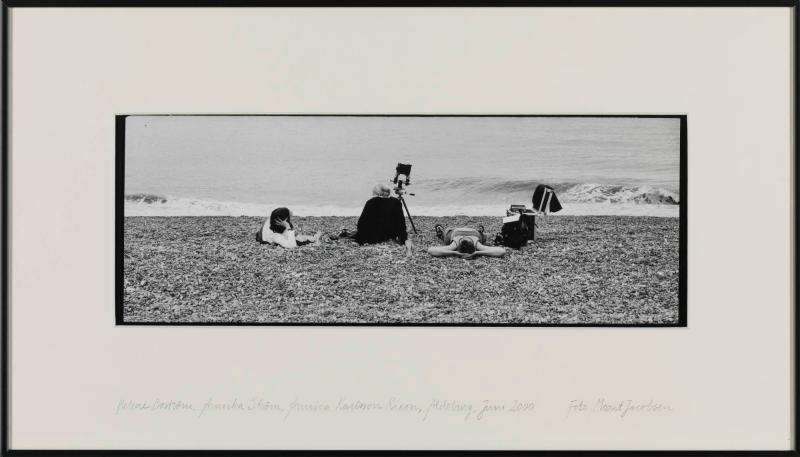 Documentation of Annika by the Sea (Helene Boström, Annika Ström and Annica Karlsson Rixon) Aldeburg, Great Britain, June 2000