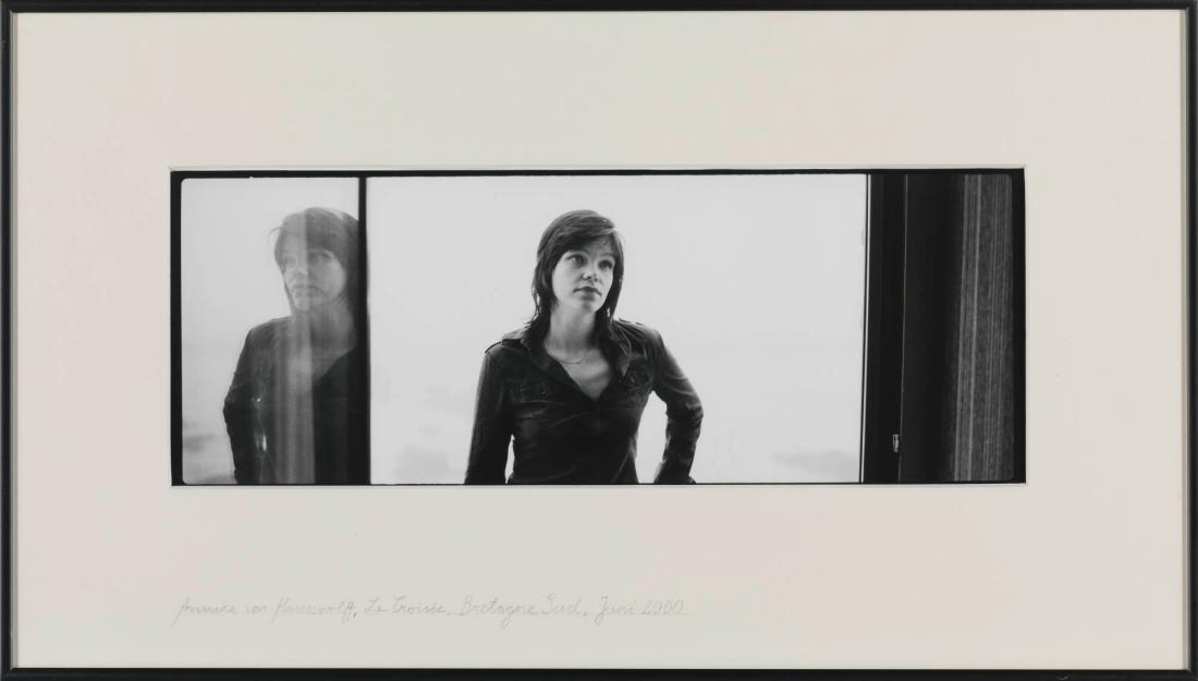 Documentation of Annika by the Sea (Annica von Hausswolff) Le Croisic, Bretagne Sud, France, June 2000