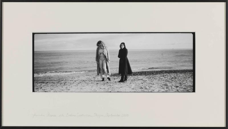 Documentation of Annika by the Sea (Annika Öhrner and Evelina Gustavsson) Skagen, Denmark, September 2000