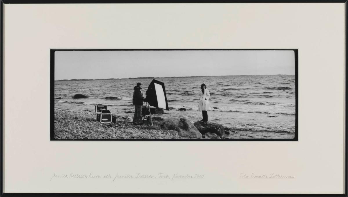 Documentation of Annika by the Sea (Annica Karlsson Rixon and Annika Larsson) Torö, Sweden, November 2000