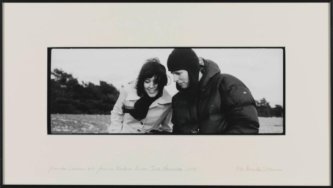 Documentation of Annika by the Sea (Annika Larsson and Annica Karlsson Rixon) Torö, Sweden, November 2000