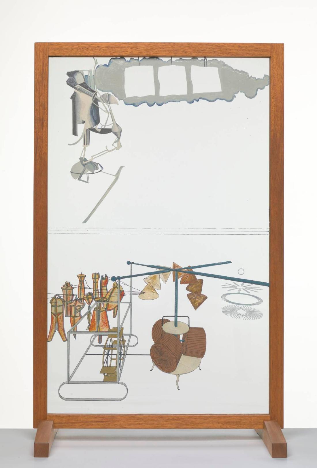 Studie för rekonstruktion av Marcel Duchamp: La mariée mise à nu par ses célibataires, même