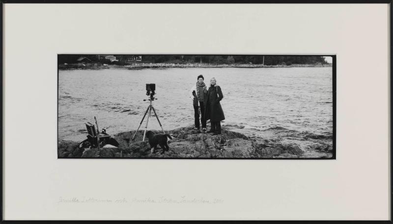 Documentation of Annika by the Sea (Annika Ström and Pernilla Zetterman) Sandviken, Sweden, September 2001
