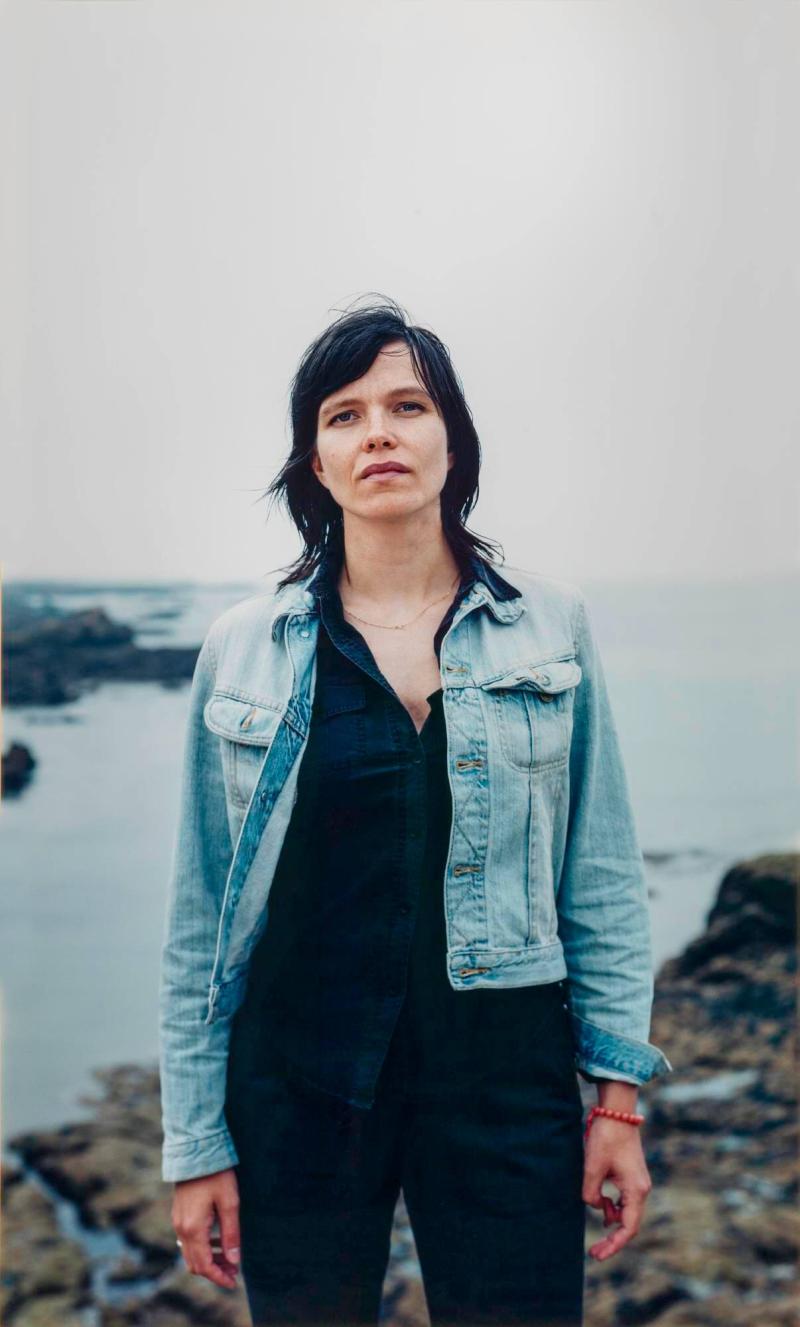 Annika by the Sea (Annika von Hausswolff at the Atlantic Ocean) Le Croisic, Bretagne Sud, France, June 2000
