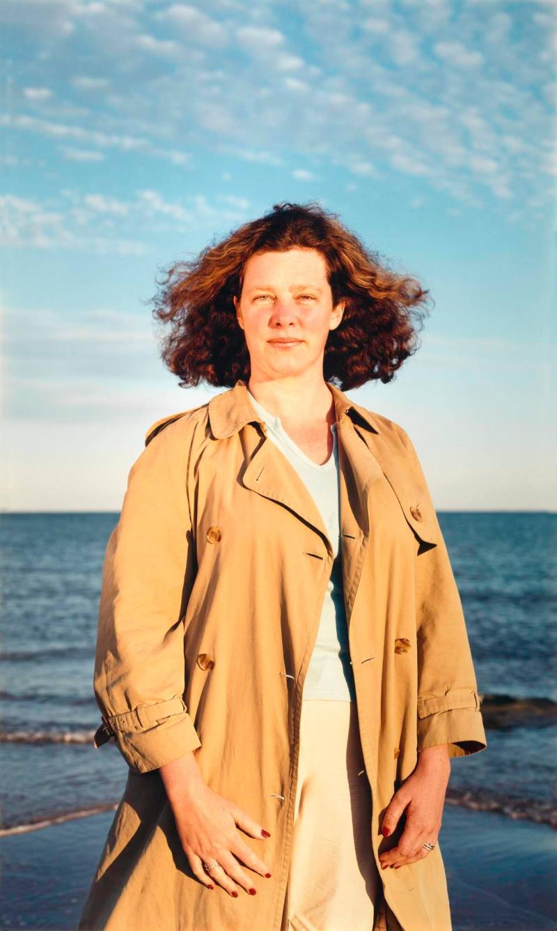 Annika by the Sea (Annika Öhrner at Skarerrak/Kattegatt) Skagen, Denmark, September 2000