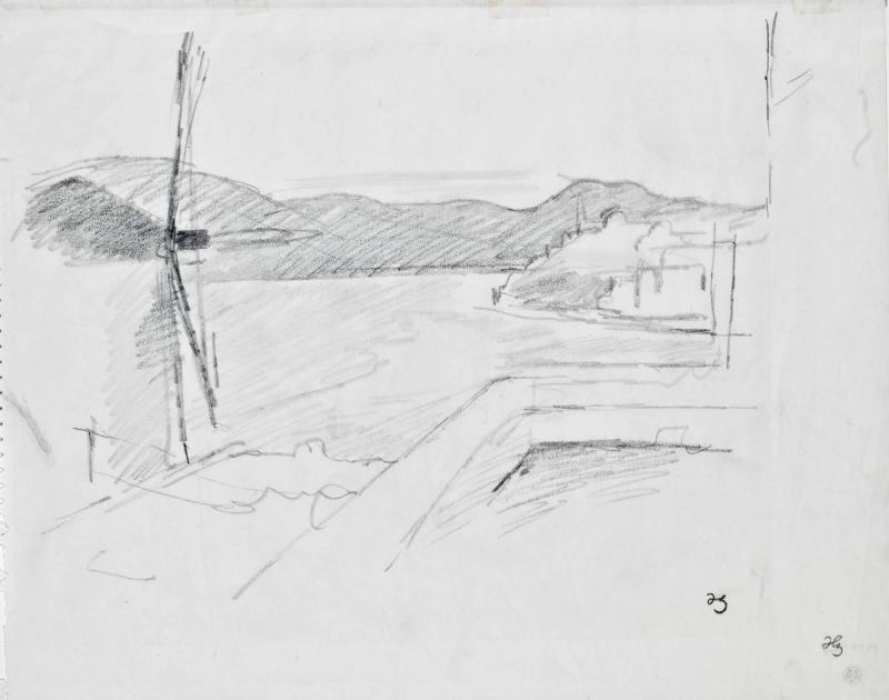 Berg och sjölandskap