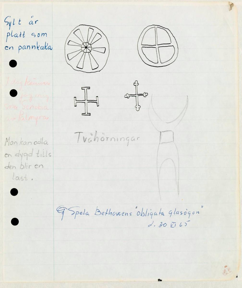 Magiska tecken 30.VI.1965