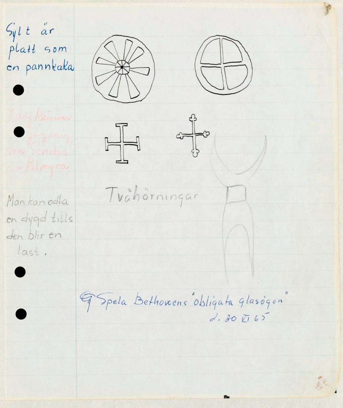 Magiska tecken 30.VI.1965