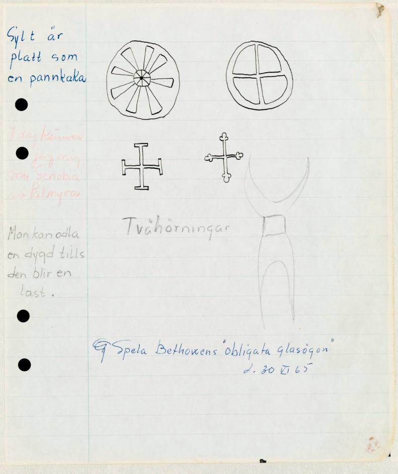 Magiska tecken 30.VI.1965