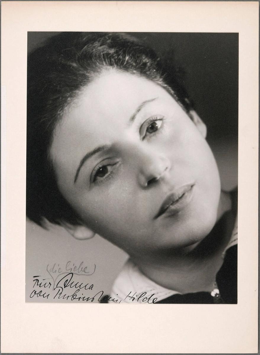 Författaren Hilde Rubinstein