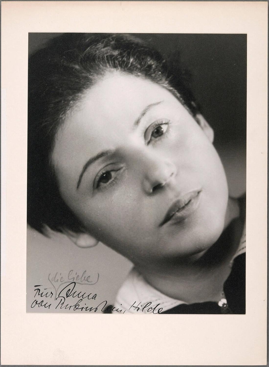 Författaren Hilde Rubinstein
