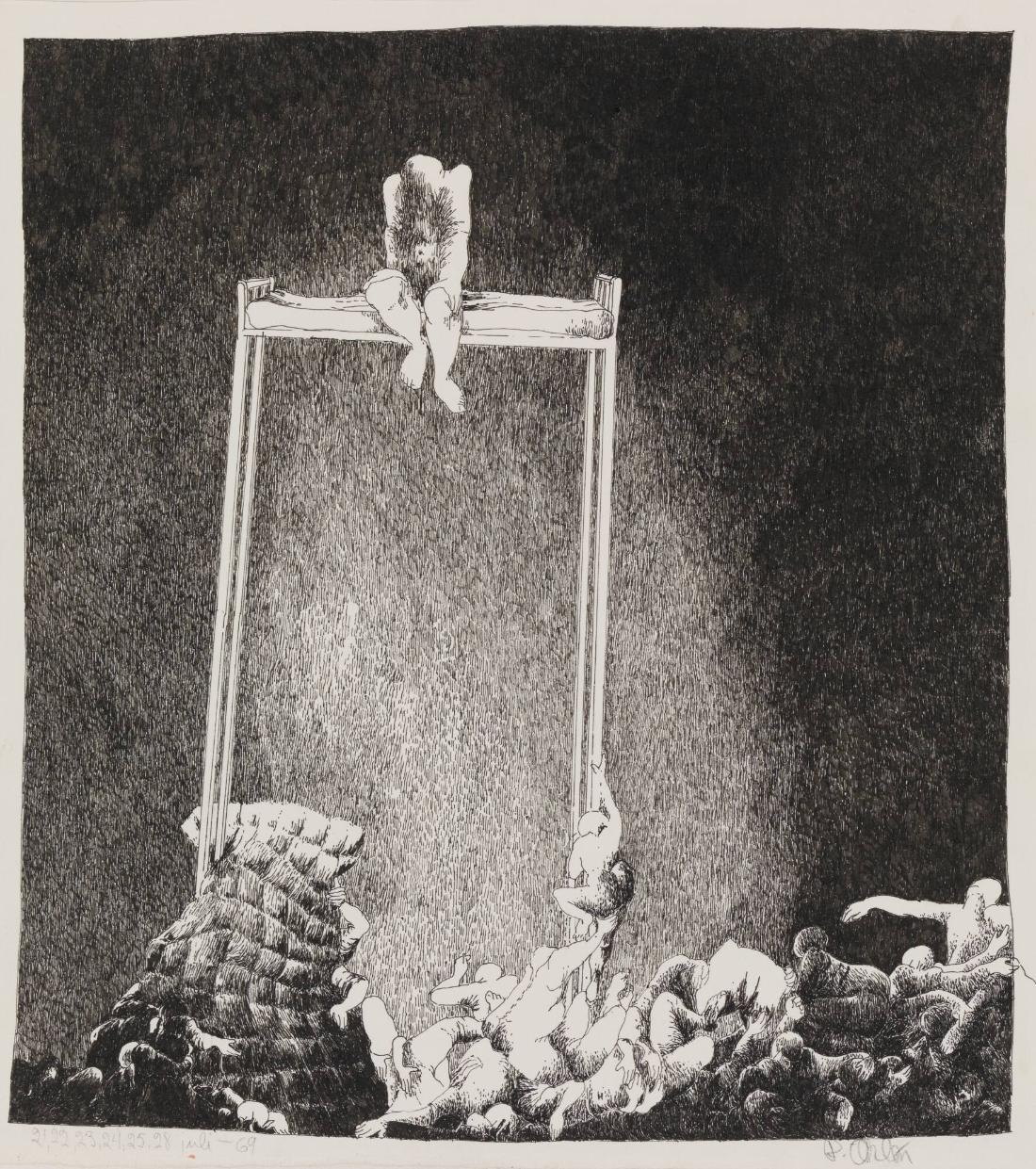 Den höga sängen. Dagboksblad 21,22, 23, 24, 25, 28 juli -69