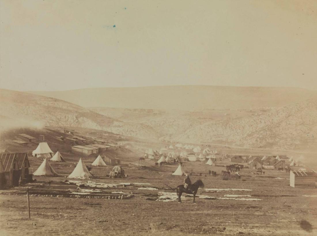 Cavalry Camp Balaklava Looking Towards the Plateau of Sebastopol
