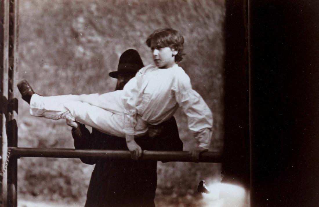 Titel saknas. Ur serien Gymnastik