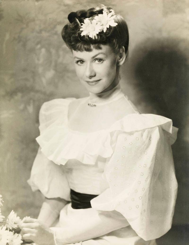 Skådespelerskan Sonja Wigert i filmen Räkna de lyckliga stunderna blott, 1944