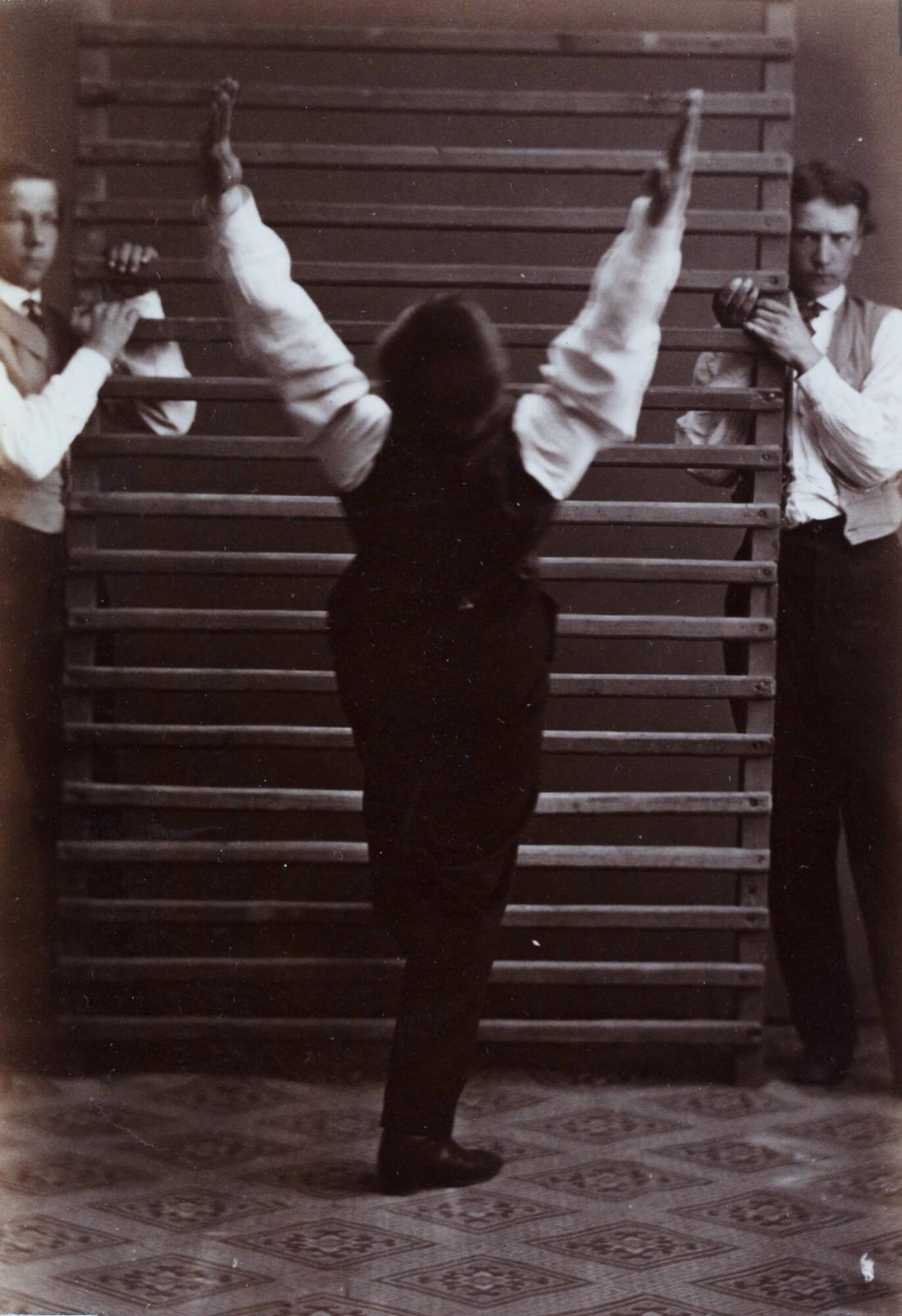 Titel saknas. Ur serien Gymnastik