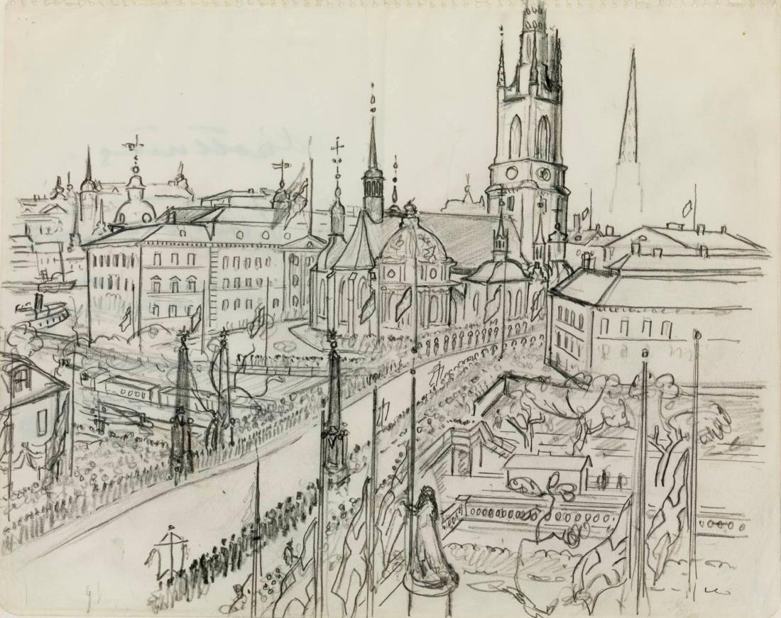 Riddarholmen (Drottning Victorias begravning?)