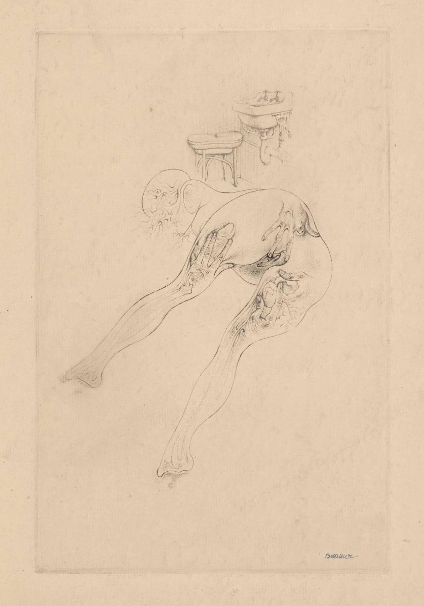 Illustration till Georges Batailles 'Histoire de l'oeil'