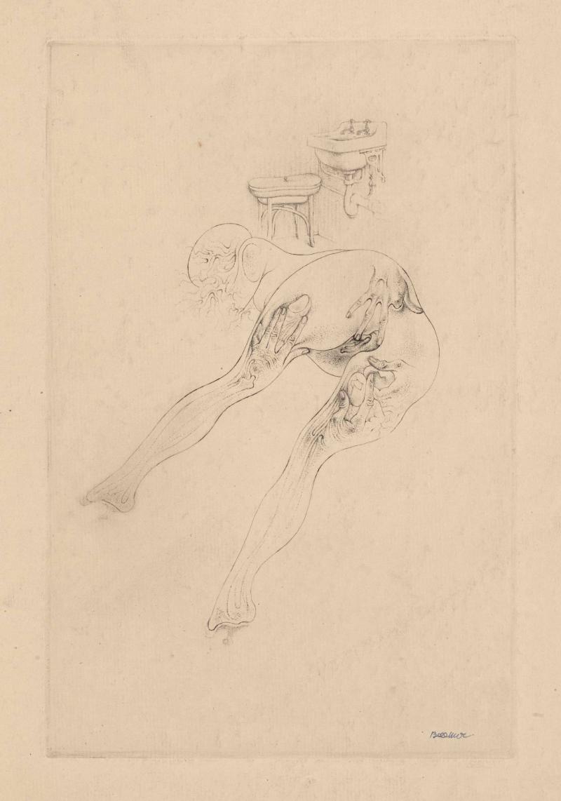 Illustration till Georges Batailles 'Histoire de l'oeil'
