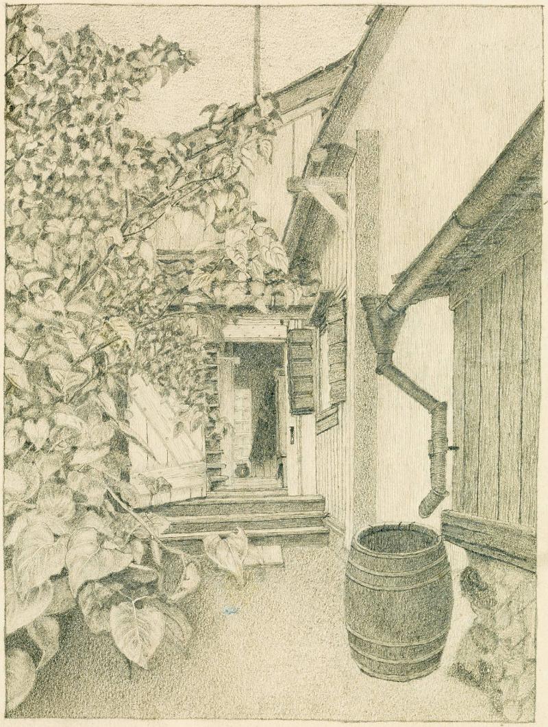 Gårdsinteriör, Stigbergsgatan 5