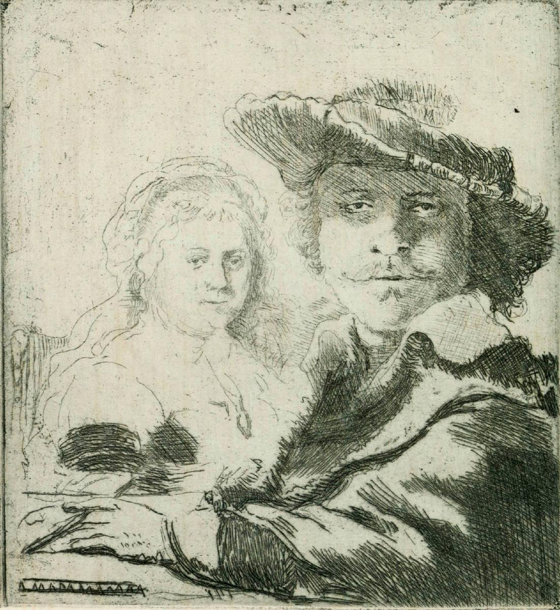 Rembrandt och Saskia