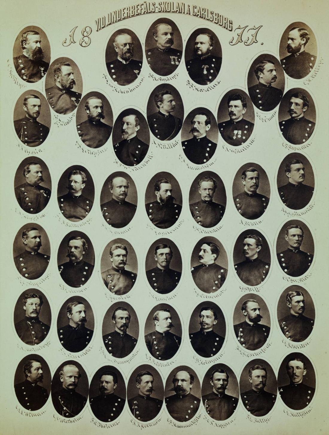 Vid Underbefäls-skolan å Carlsborg 1877