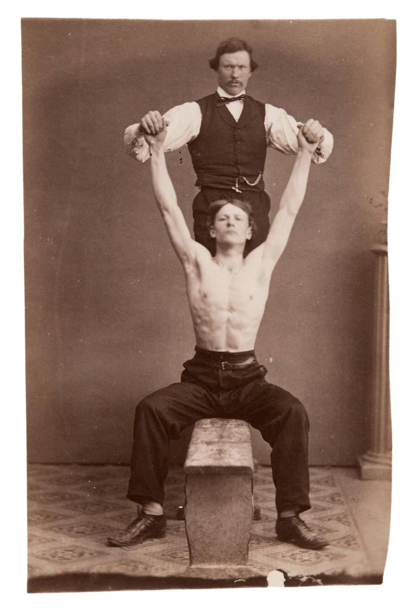 Titel saknas. Ur serien Gymnastik