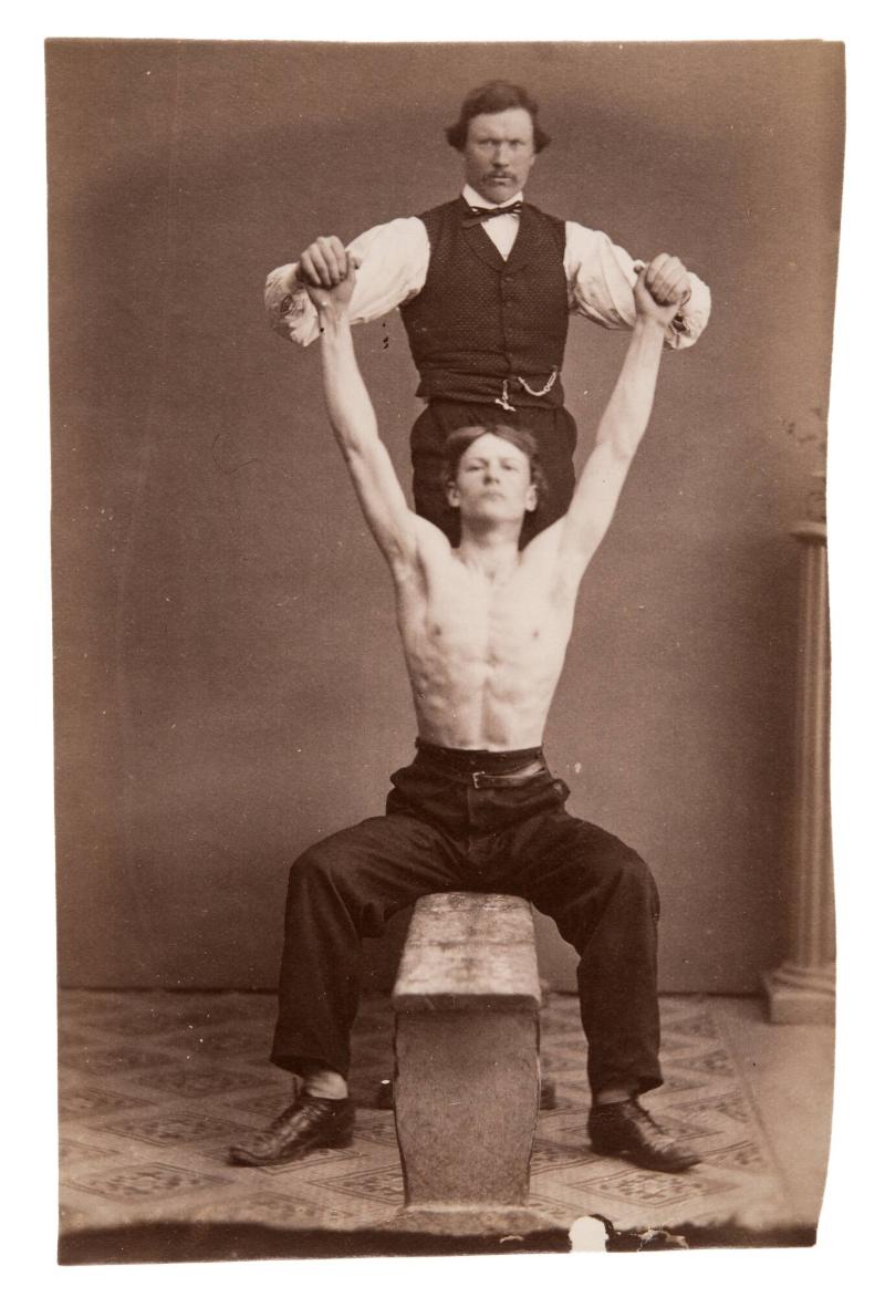 Titel saknas. Ur serien Gymnastik