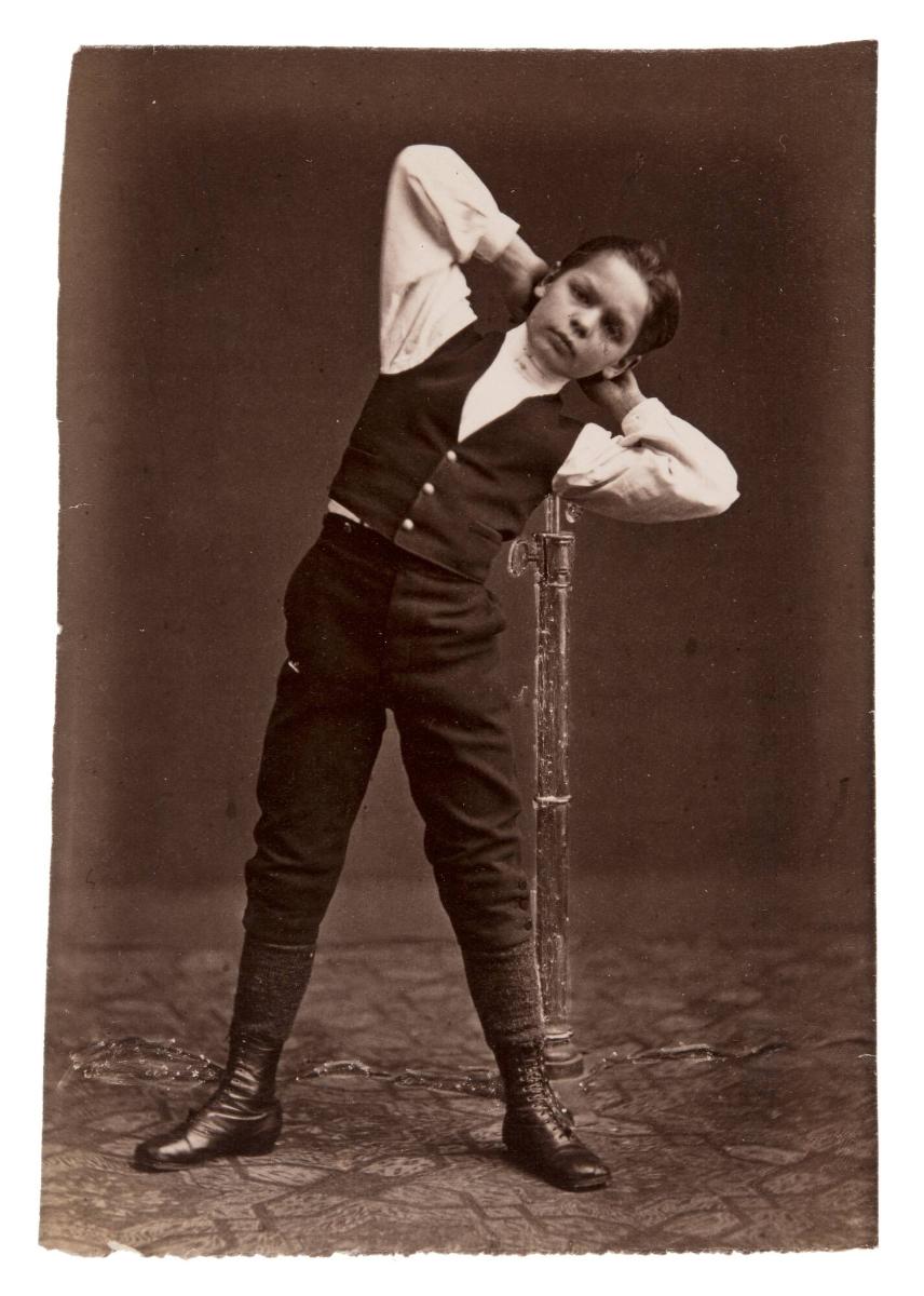 Titel saknas. Ur serien Gymnastik