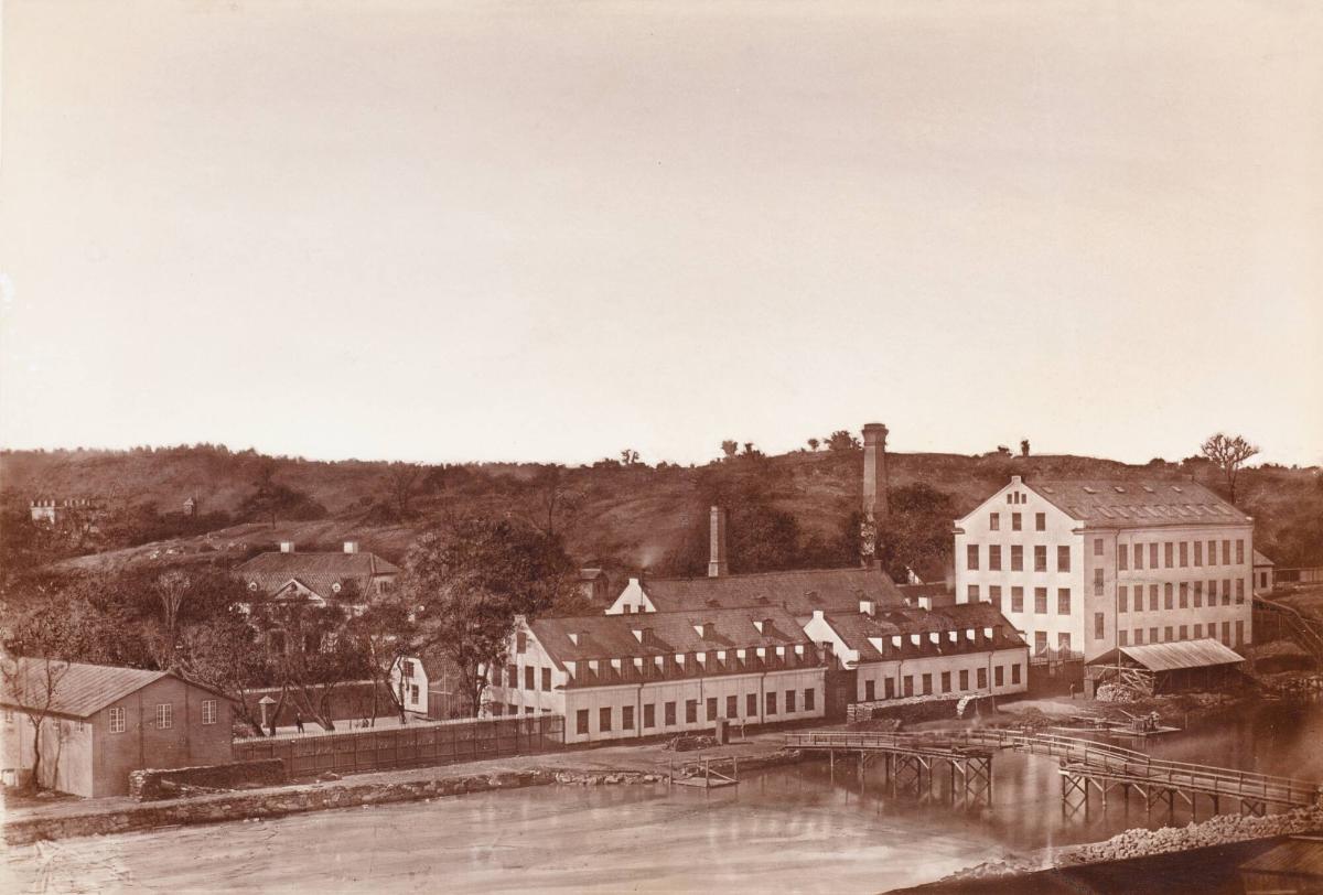 Klädesfabriken å Reimersholm. Ur serien Stockholm