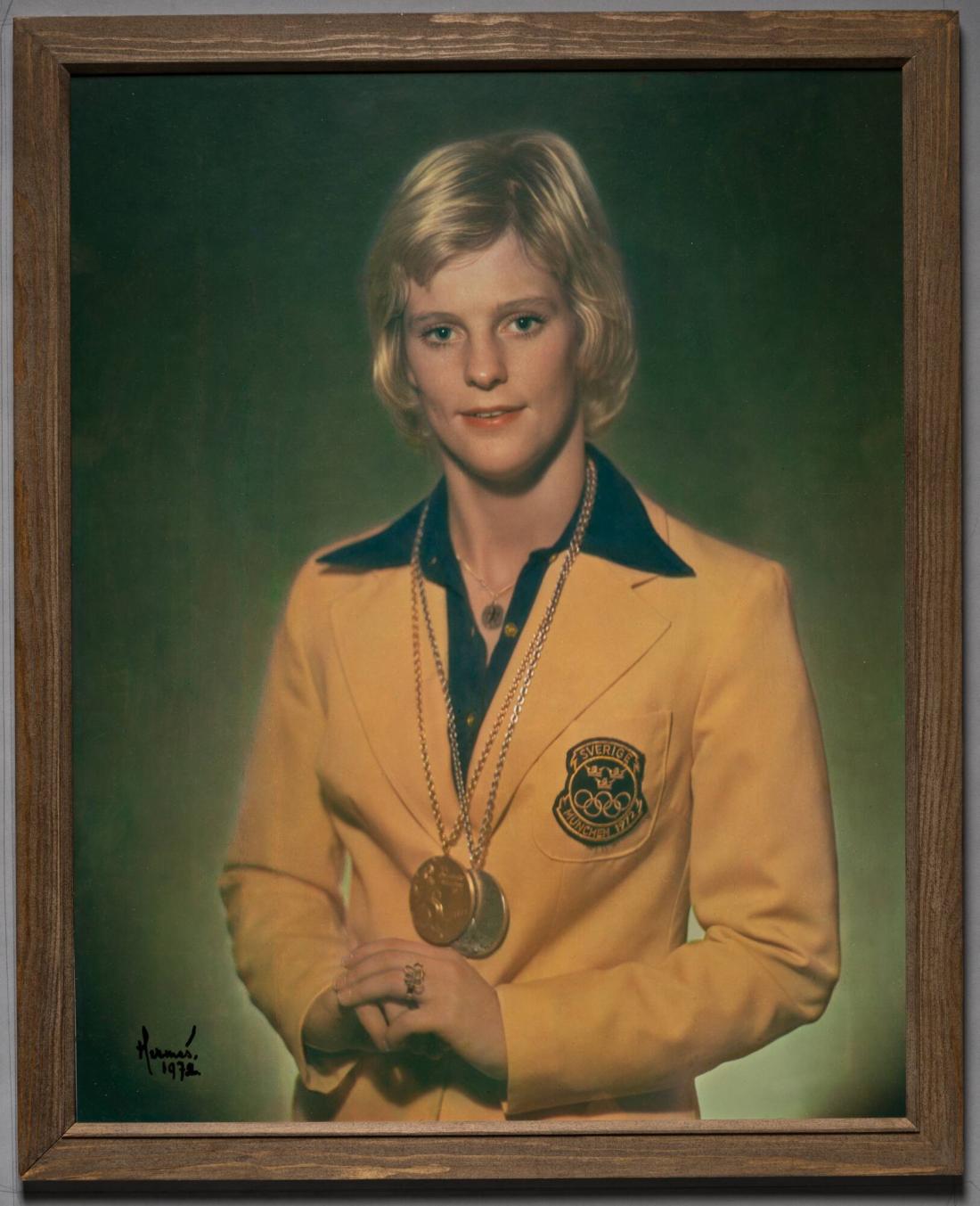 Olympiasimmerskan Ulrika Knape. Ur serien "Kända Svenskar"