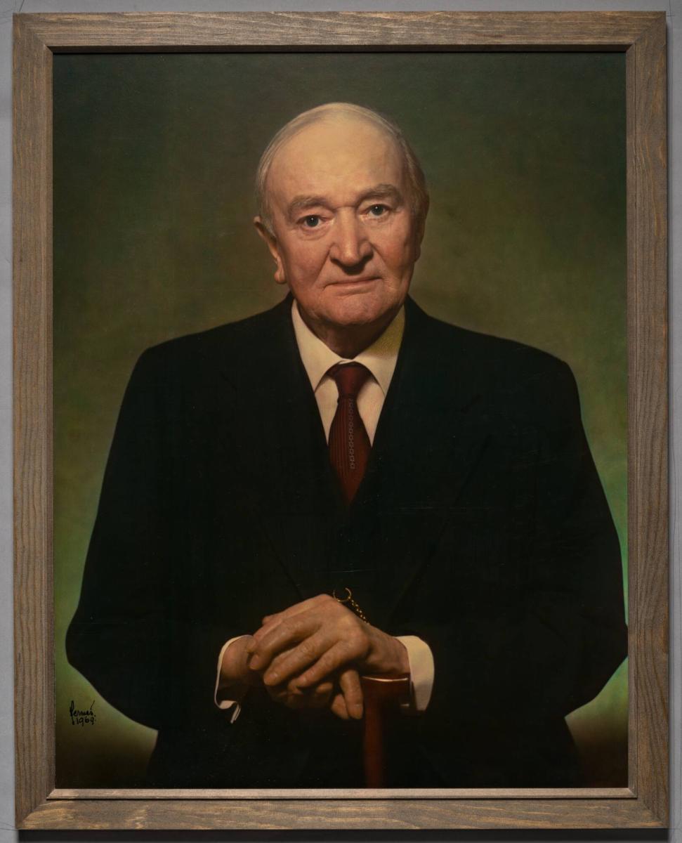 Socialminister Gustav Möller. Ur serien "Kända Svenskar"