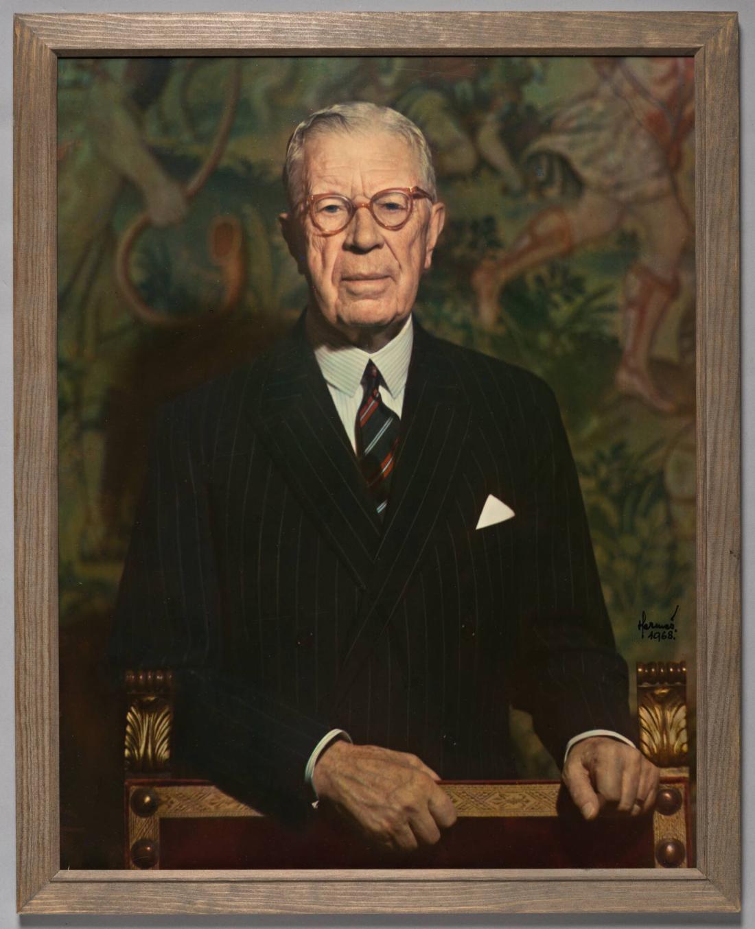 Konung Gustav VI Adolf. Ur serien "Kända Svenskar"