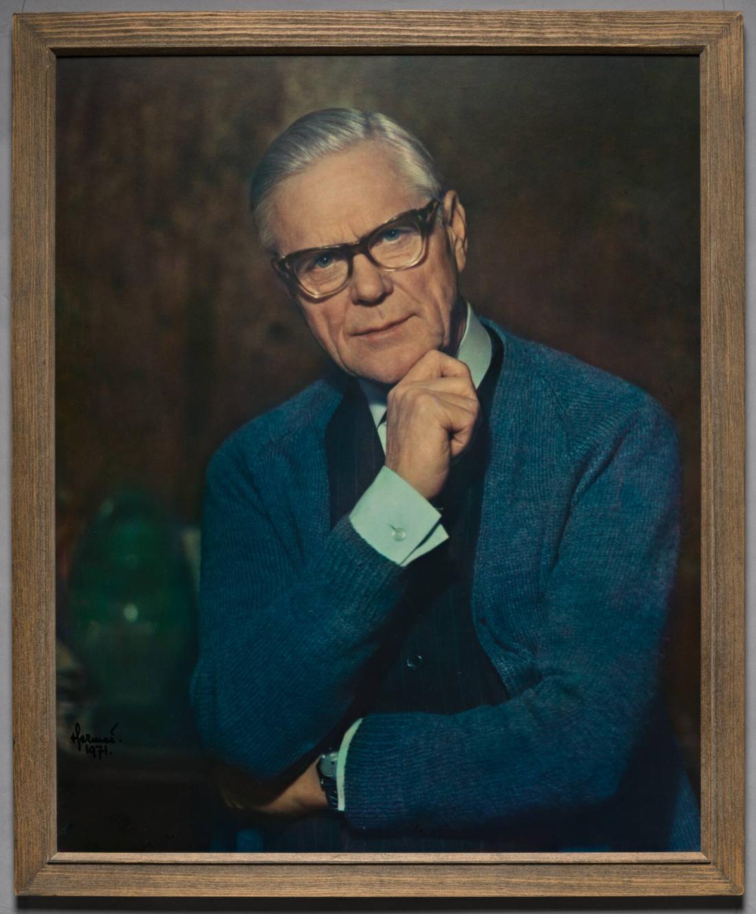 Konstnär David Tägtström. Ur serien "Kända Svenskar"