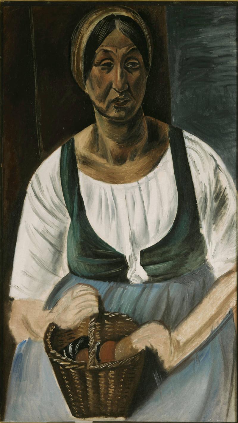 Femme à la corbeille