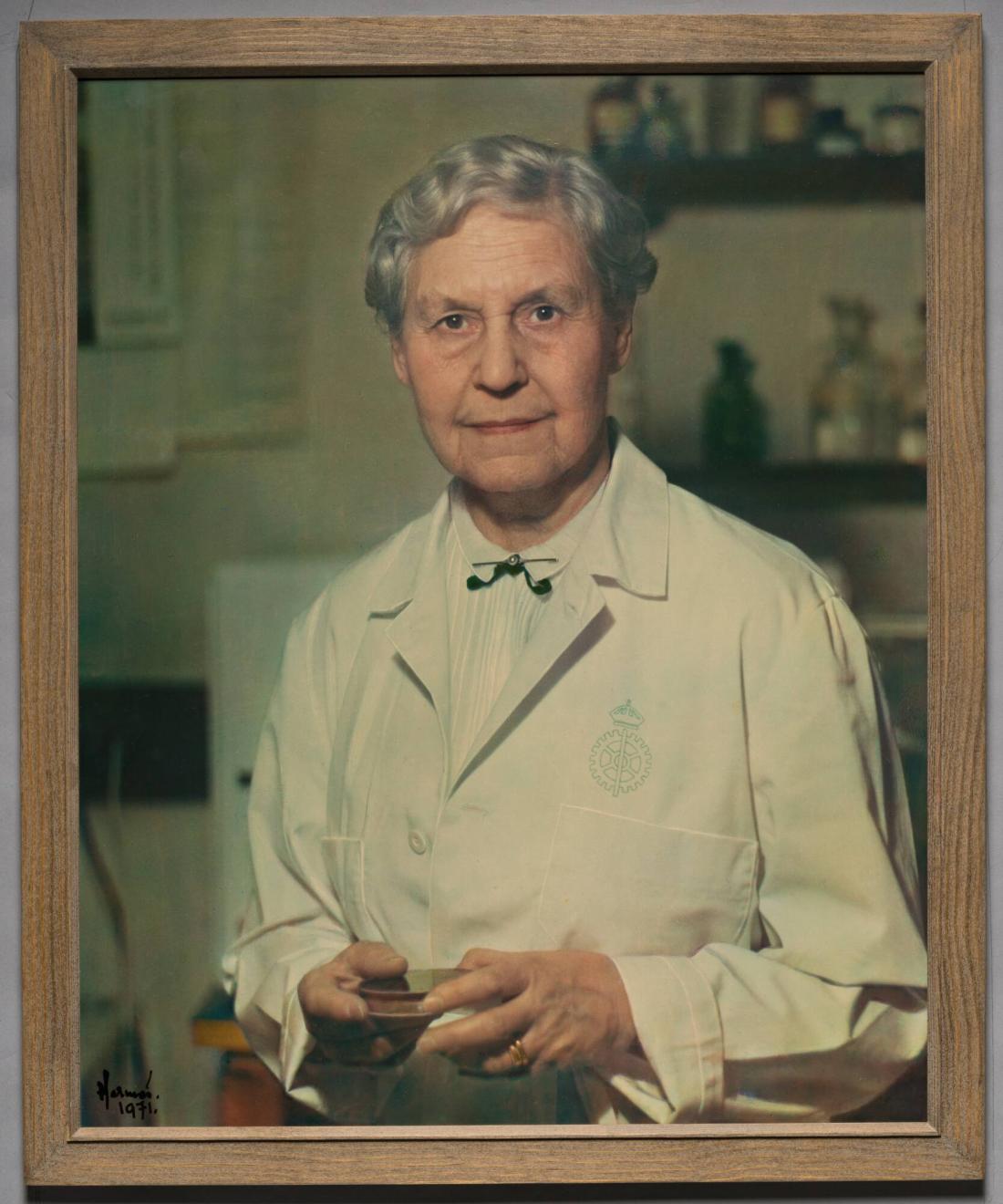 Professor Nanna Svartz. Ur serien "Kända Svenskar"