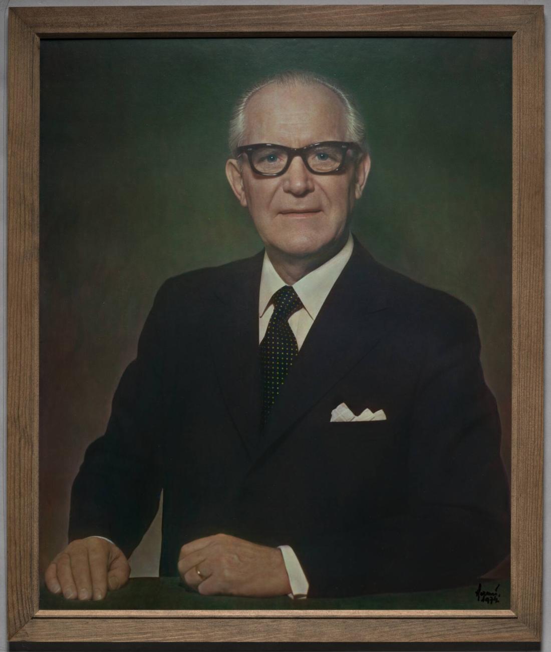 Talman Henry Allard. Ur serien "Kända Svenskar"