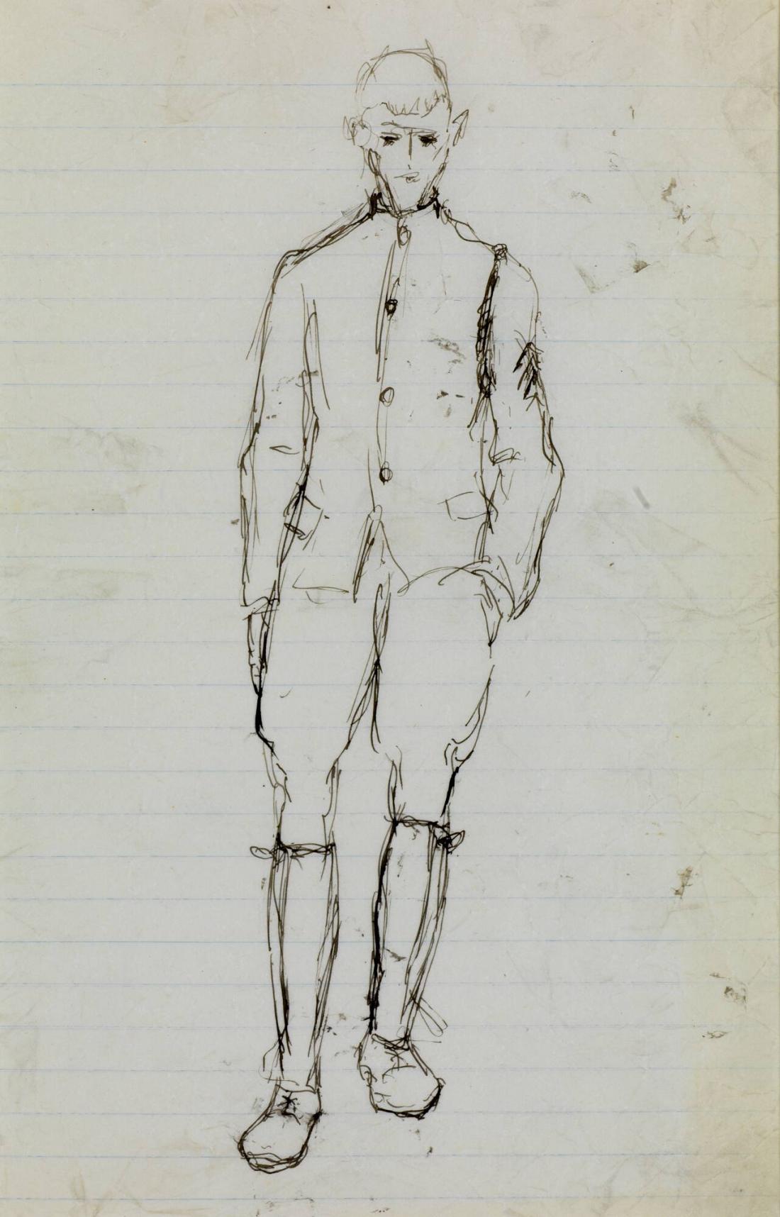 Fransk soldat (självporträtt?)