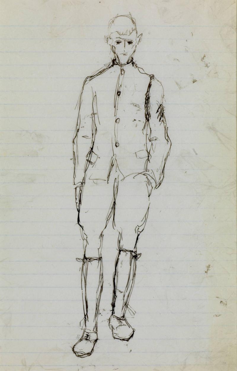 Fransk soldat (självporträtt?)