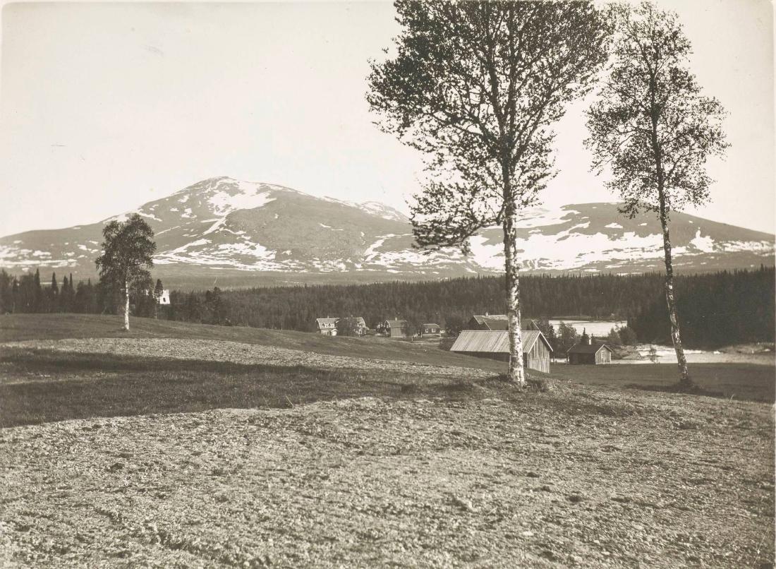 Snasahögarna från Enafors med gården Enaforsholm